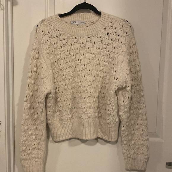 Zara Sweaters - Beautiful Pom Pom sweater from Zara